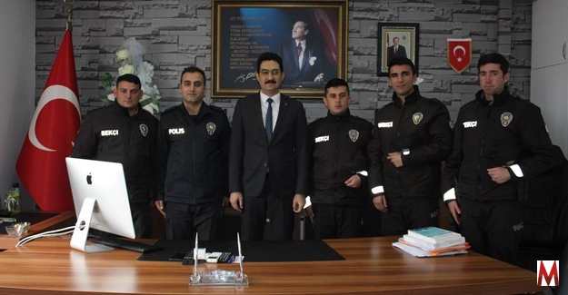 Kaymakam Ali Yıldırım’a Bekçilerden Ziyaret