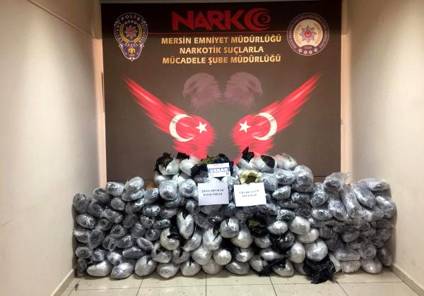 Mersin'de 250 Kilo Esrar Ele Geçirildi