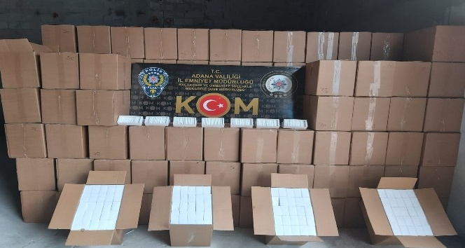 Depoda 15 milyon 350 bin makaron ele geçirildi