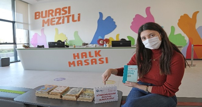 Mezitli'de ücretsiz kitap alışverişi