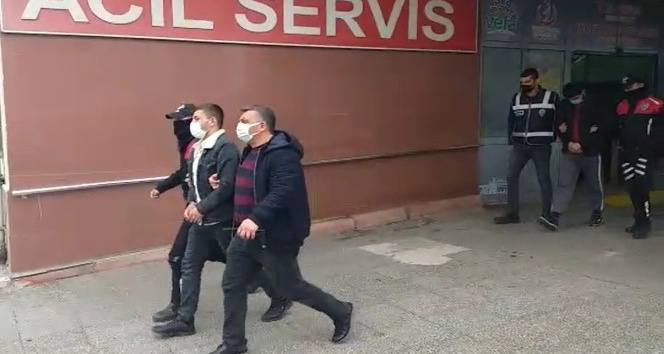 Otodan hırsızlık yapan 3 kişi tutuklandı