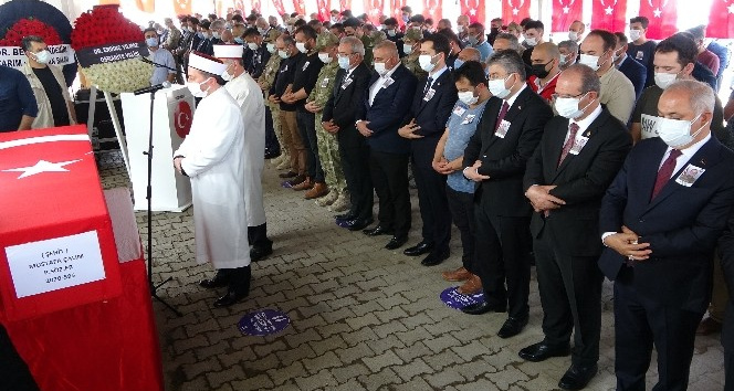 Pençe-Yıldırım şehidi Mustafa Çalım, son yolculuğuna uğurlandı