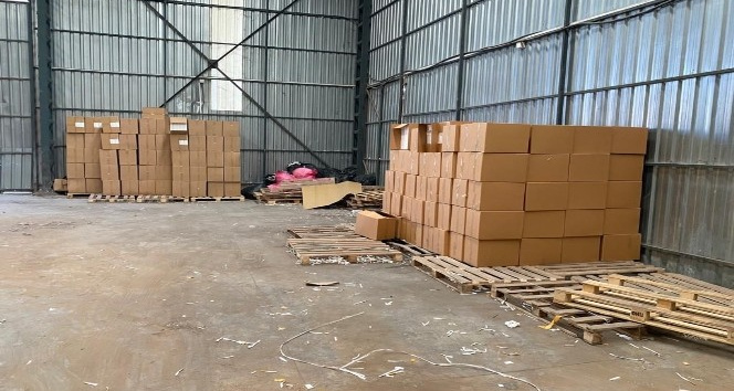 12 milyon kaçak makaron ele geçirildi