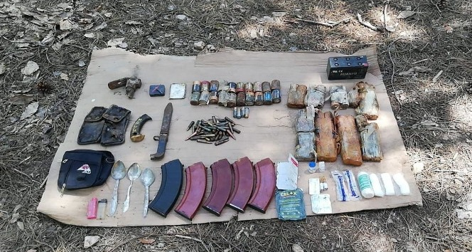 PKK’ya ait sığınakta patlayıcı ve yaşam malzemeleri ele geçirildi