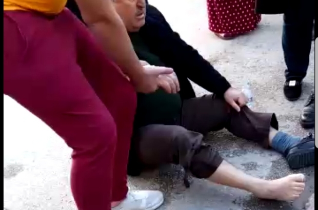 Kaldırımda yürüyen yaşlı adama Pitbull saldırdı Osmaniye'de pitbull cinsi köpeğin saldırdığı yaşlı ...