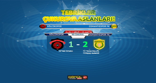 Osmaniyespor FK Deplasmanda 3 Puanı Kopardı