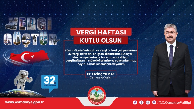 Osmaniye'de Vergi Haftası kutlanıyor