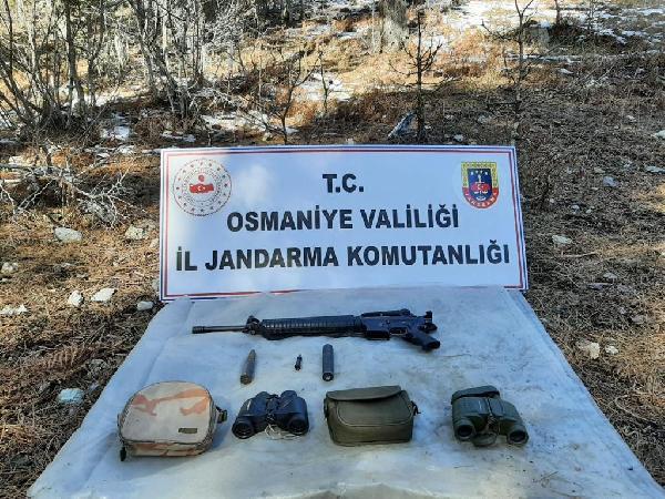 Osmaniye'de PKK'ya ait mühimmat ele geçirildi