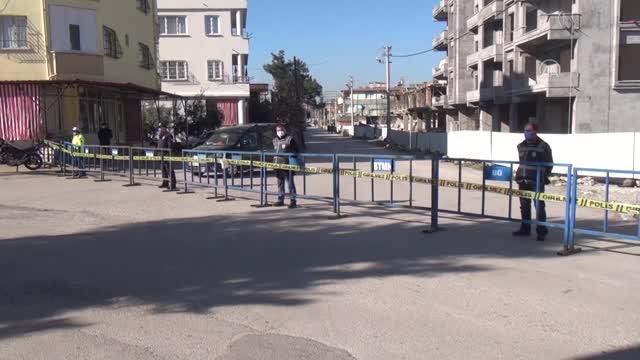 Bir sokak ve bir apartman karantinaya alındı