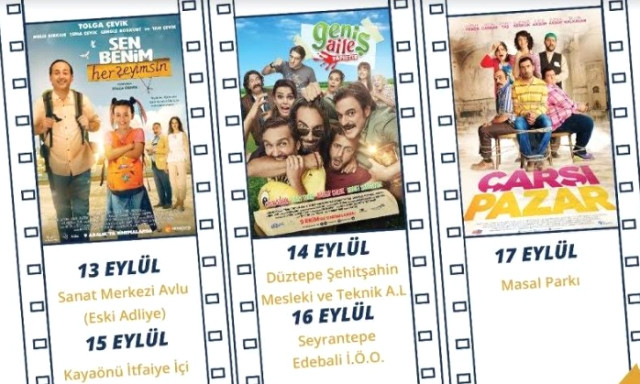 Açık Hava Sinema Etkinliği Başlıyor!