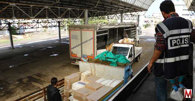 Akaryakıt tankerinden 65 bin paket kaçak sigara çıktı