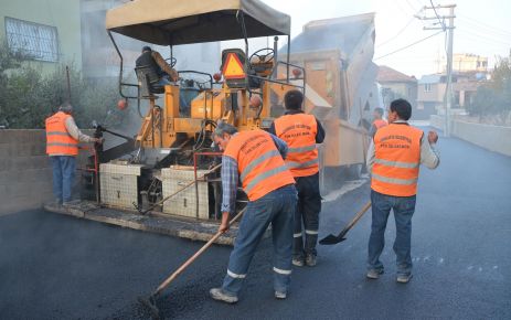 Alibekirli Mahallesi'nde sokaklar asfaltlanıyor