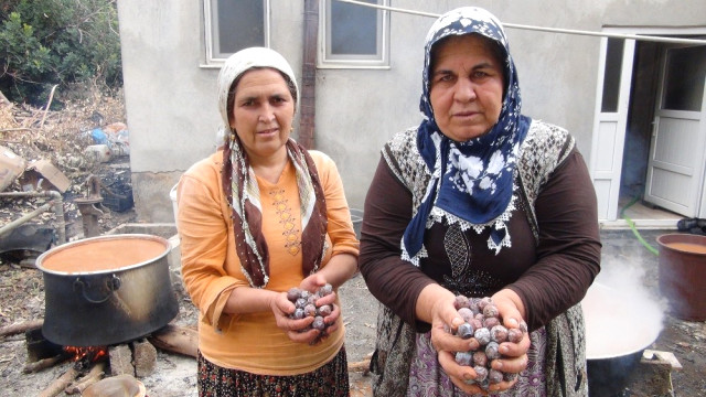 Andız Pekmezinin Kilosu 20 Liradan Satılıyor.