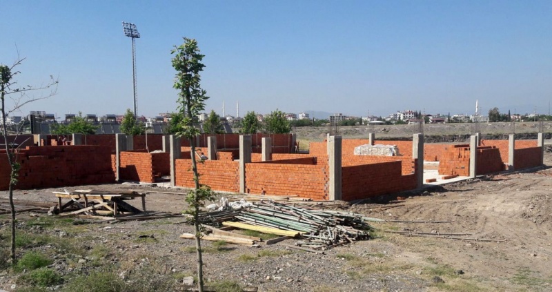 Osmaniye'de dört spor tesisinin inşaatı sürüyor