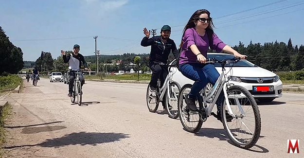 Bağımlılıkla mücadele için pedal çevirdiler