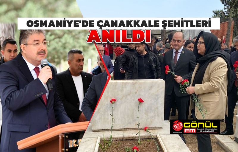 Osmaniye’de Çanakkale şehitleri anıldı