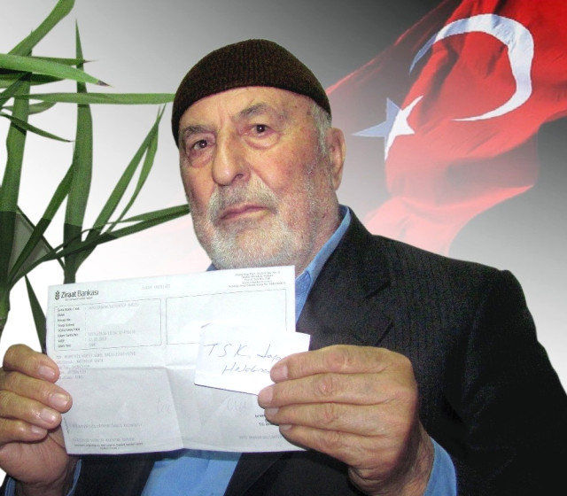 Emekli Gurbetçi, Bir Aylık Maaşını Kahraman Mehmetçik İçin Bağışladı 
