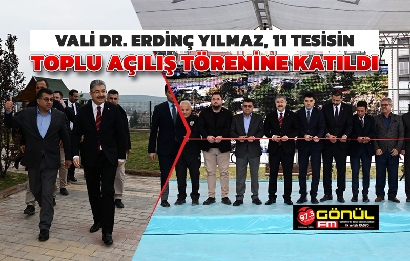 Vali Dr. Erdinç Yılmaz, Toprakkale Belediyesi tarafından yapılan 11 tesisin toplu açılış törenine katıldı