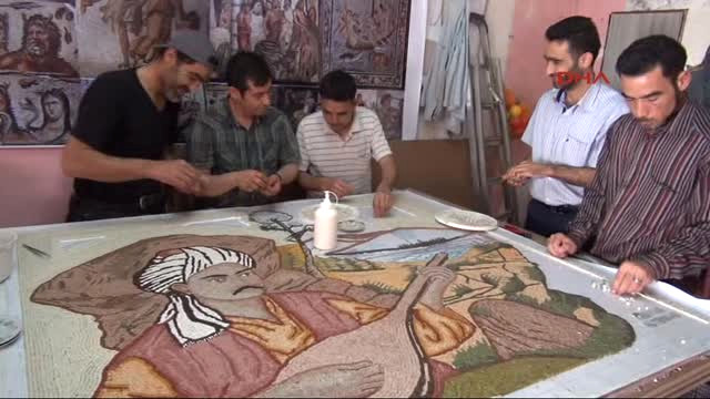 Hatay Reyhanlılı Mozaik Ustası Osmaniye'nin Tanıtımına 