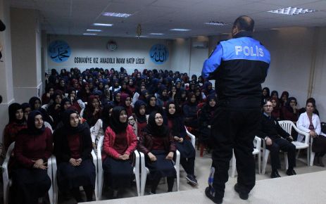 'Hep birlikte güvenle' projesi ile öğrenciler bilgilendiriliyor