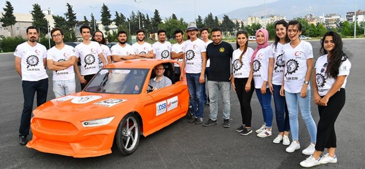 OKÜ'lü Öğrenciler Tarafından Yapılan Elektrikli Araç Tanıtıldı.  