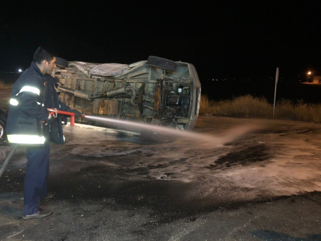 Kahramanmaraş'ta Minibüs ile Otomobil Çarpıştı: 5 Yaralı 