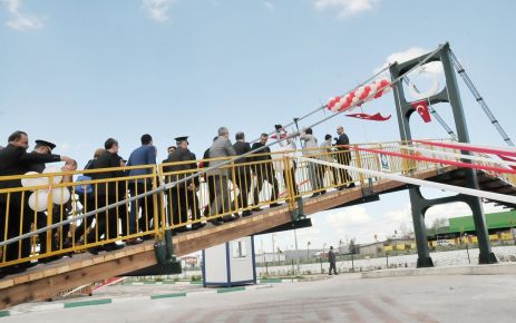  Karaçay Asma Köprüsü Hizmete açıldı