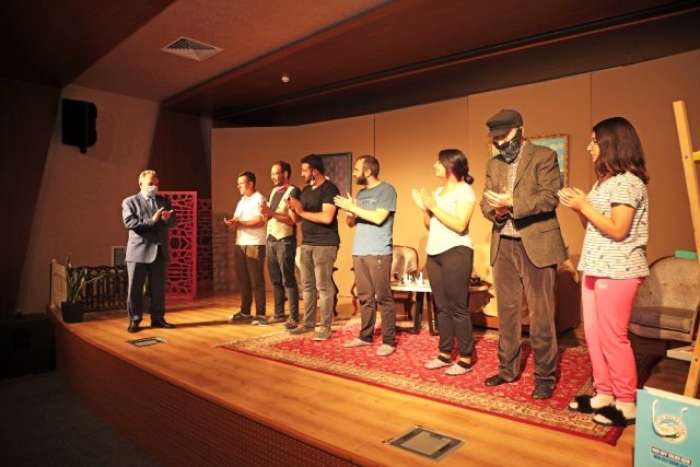 Kayseri'de ilk kez online tiyatro sahnelendi