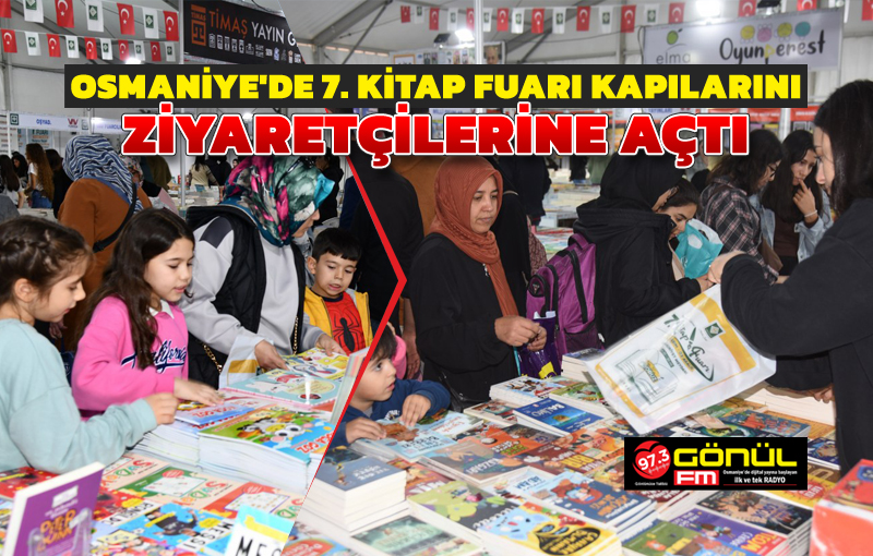 Osmaniye'de 7. Kitap Fuarı kapılarını ziyaretçilerine açtı