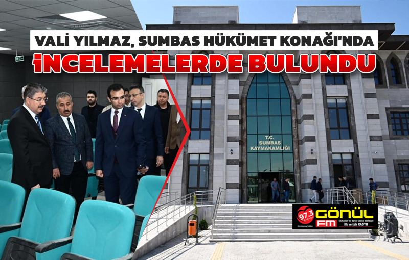 Vali Dr. Erdinç Yılmaz, Yapımı Tamamlanan Sumbas Hükümet Konağı'nda İnceleme ve Denetlemelerde Bulundu