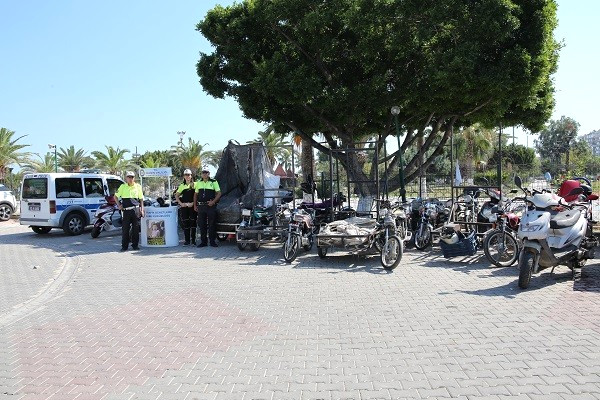 Mersin'de 195 Motosiklet Trafikten Men Edildi...