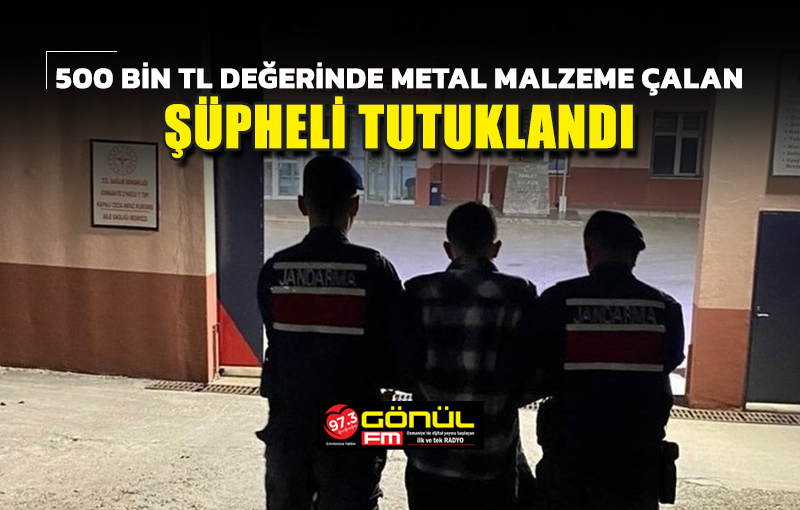 OSB’den 500 bin TL değerinde metal malzeme çalan şüpheli tutuklandı