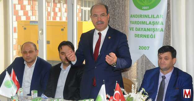 Milletvekili Durmuşoğlu, Andırınlılar derneğinde