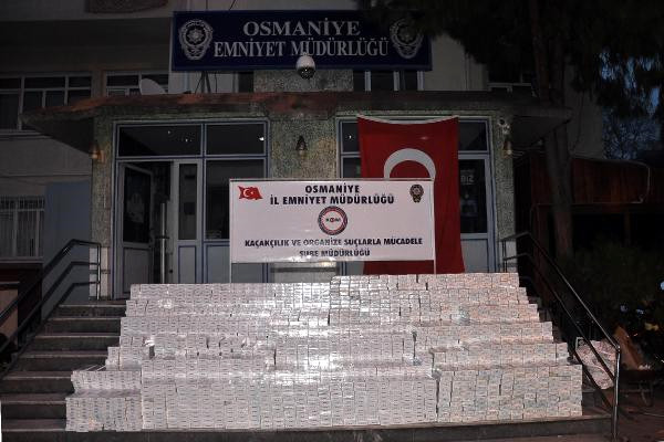 Osmaniye'de 103 Bin Paket Kaçak Sigara Ele Geçirildi