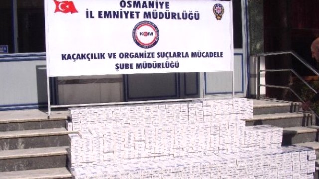 Osmaniye'de Kaçak Sigara 