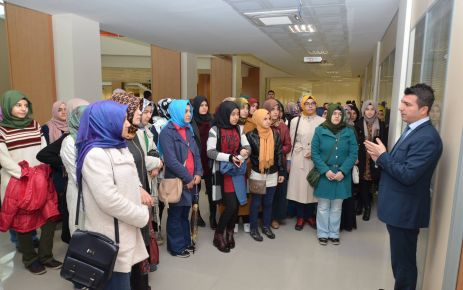 Osmaniye Kız Anadolu İHL öğrencileri, OKÜ'yü gezdi