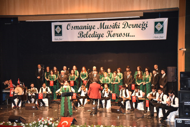 Osmaniye Musiki Derneği Belediye Korosu Konser Verecek.