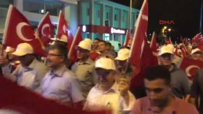 Osmaniye Okü'den Demokrasi Yürüyüşü