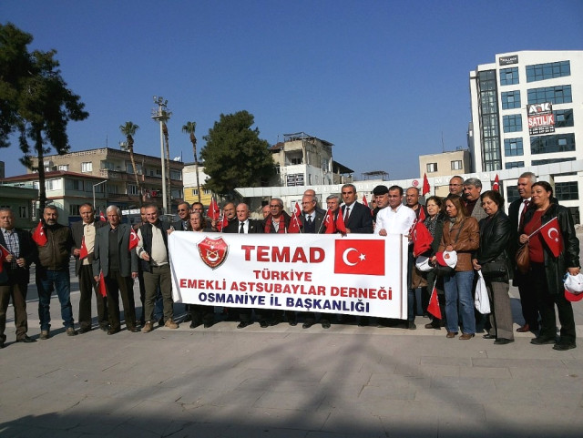 Osmaniye Temad'tan Zeytin Dalı Operasyonu'na Destek.