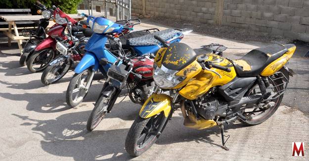 8 motosiklet hırsızlığı aydınlatıldı!  