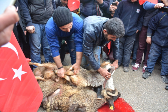 Oto Sanayi Esnafından Kınalı Kuzulara Destek.