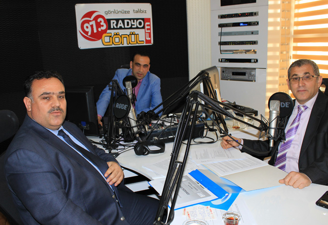 Osmaniye SGK İl Müdürü Mücahit Çelik Radyo Gönül’ün konuğu oldu
