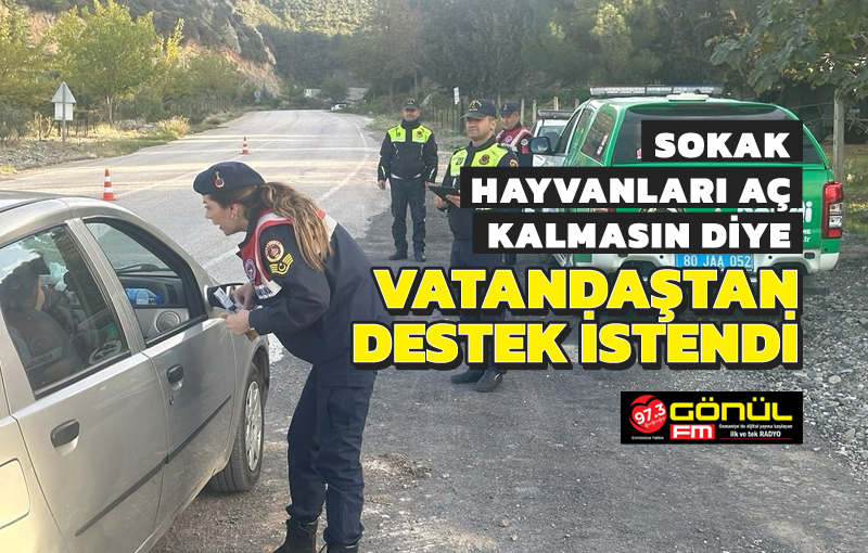 Sokak hayvanlarının soğukta aç kalmaması için vatandaştan destek istendi