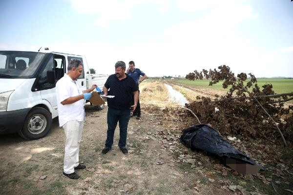 Sulama Kanalında Ceset Bulundu.