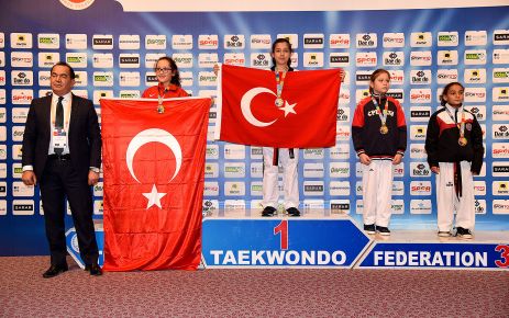 Taekwondo'da Avrupa şampiyonu oldu