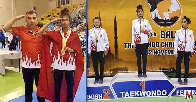 Taekwondocu Kızımız Balkan Şampiyonu oldu  