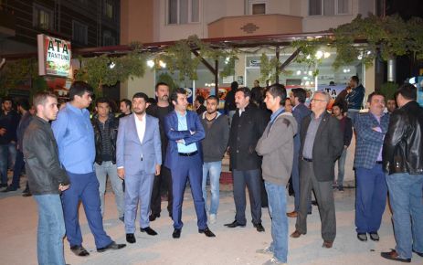 Ülkü ocakları Türkmen Dağı’nda yaşanan katliamı protesto etti