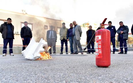  Uygulamalı Yangın Söndürme Tüpü eğitimi