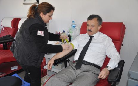  Vali Yardımcısı Balcı, kan bağışı kampanyasına destek verdi