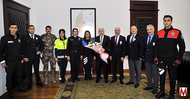 Vali Ömer Coşkun'a Polis Haftası ziyareti  